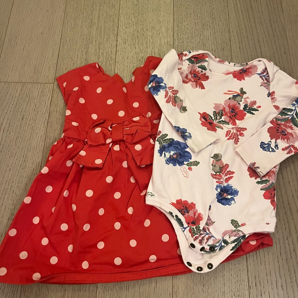 18-24m bundle Kate Spade Red Polka Dot Dress with Bow